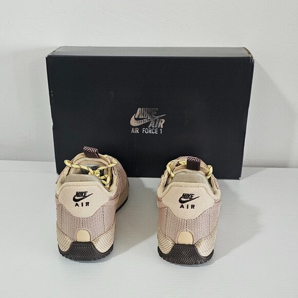 Nike Air Force 1 Wild -Sesame/Baroque Brown/Khaki - Women's Size 6.5 -FB2348-201 - Picture 5 of 7